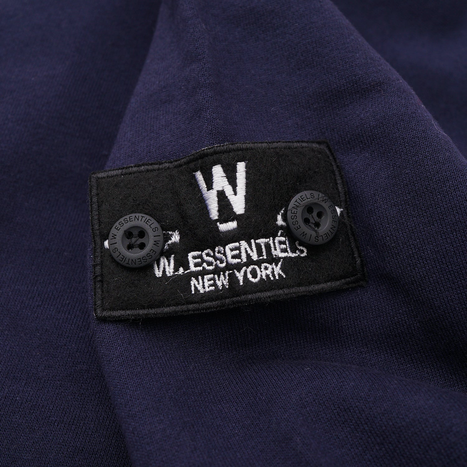 W.Essentiels Kids Hache Oversized Crewneck Sweater Midnight Navy