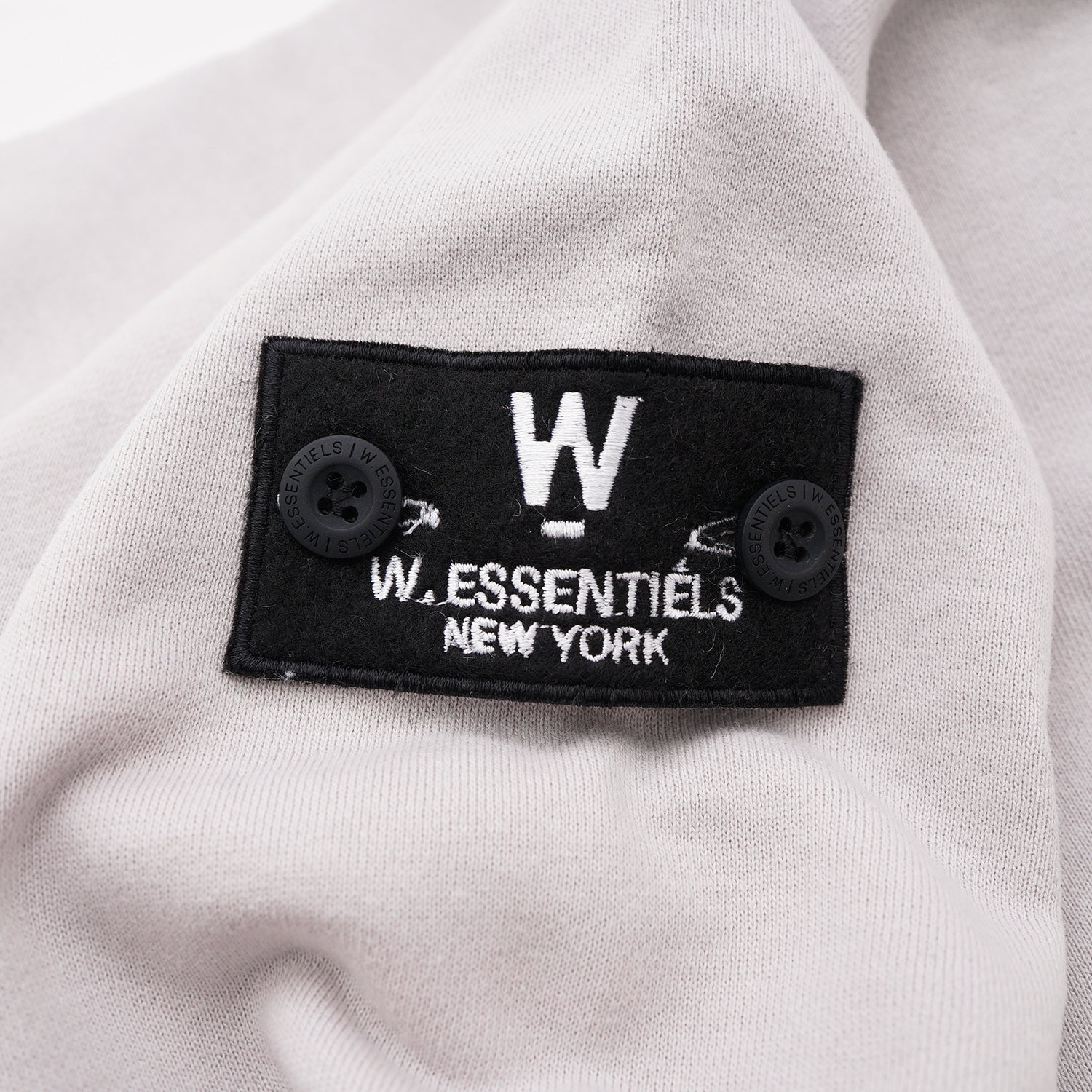 W.Essentiels Kids Hache Oversized Crewneck Sweater Asphalt