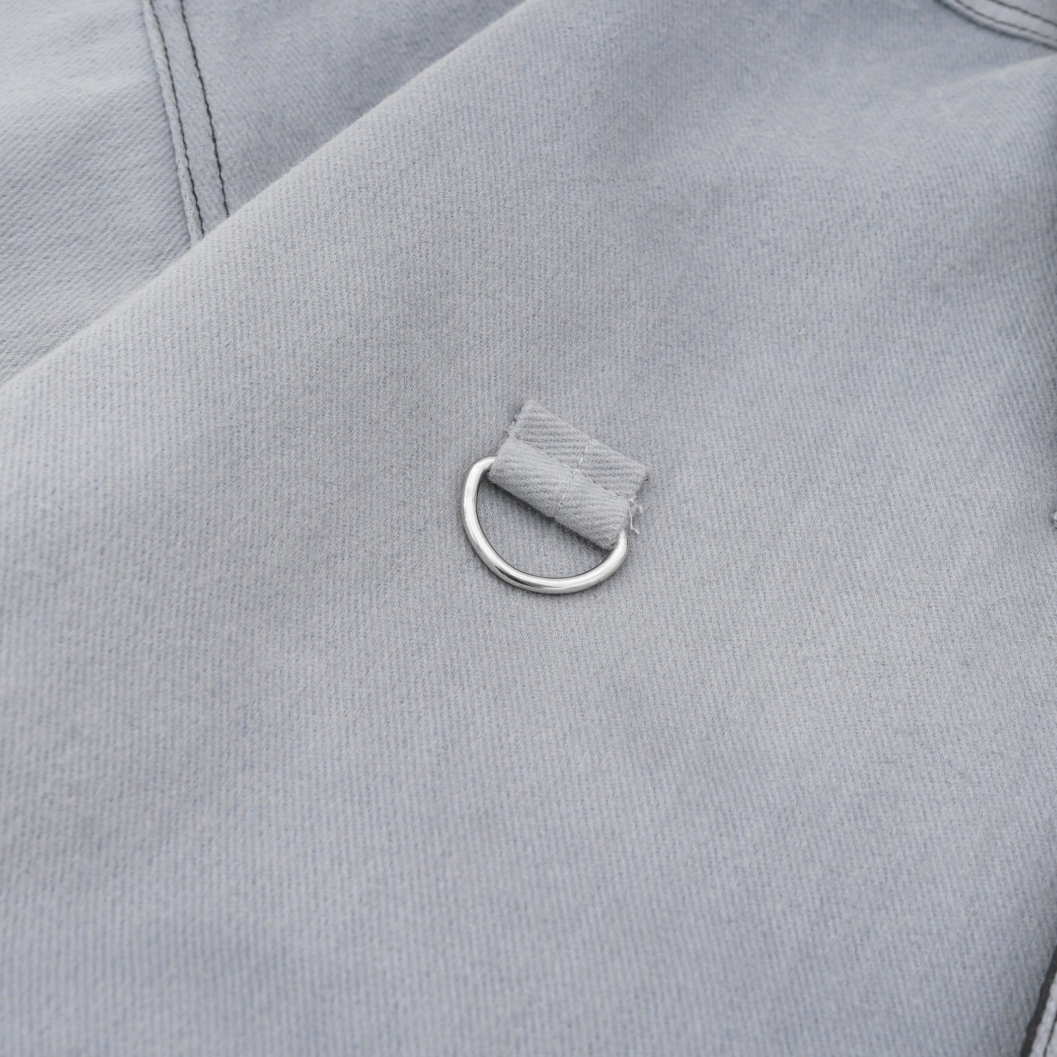 W.Essentiels Label Bleu Sapeurs-Pompiers Fireman Clasp Work Jacket Pewter Grey