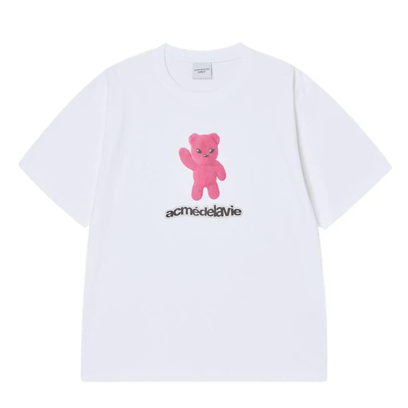 ADLV Alien Bear Short Sleeve White