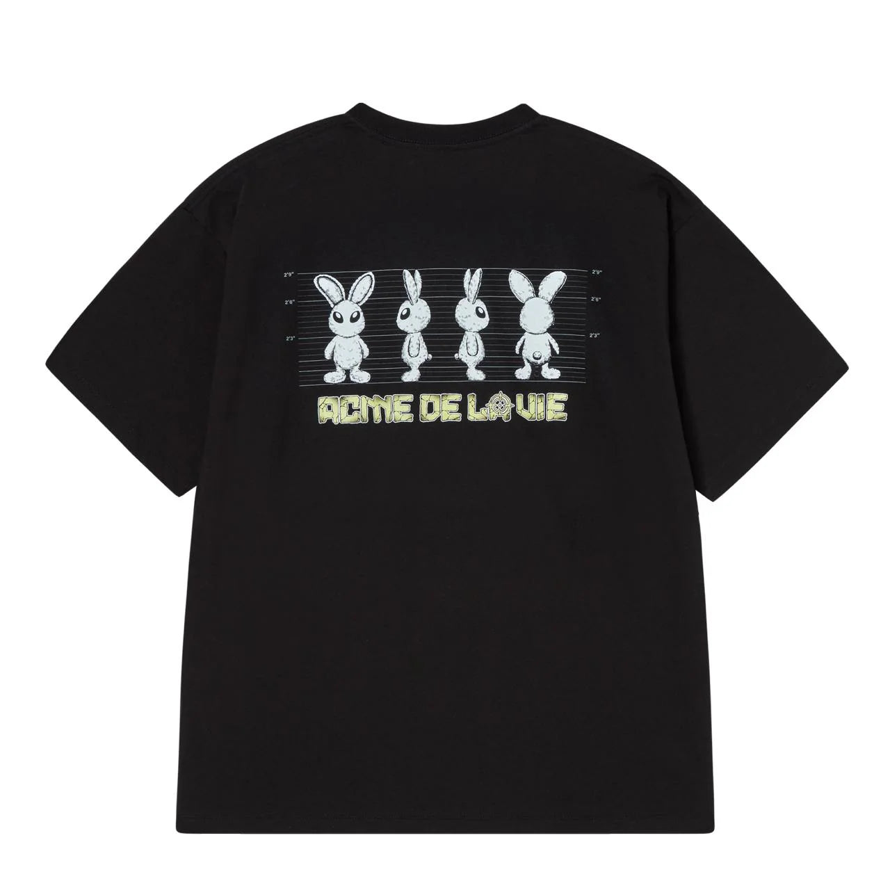 ADLV Mugshot Alien Short Sleeve T-Shirt Black