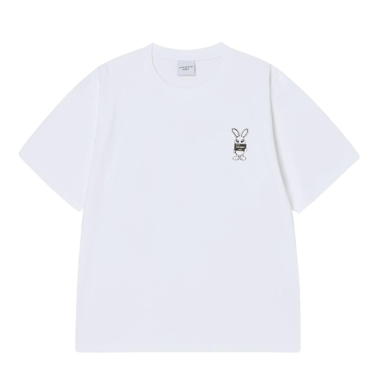 ADLV Mugshot Alien Short Sleeve T-Shirt White