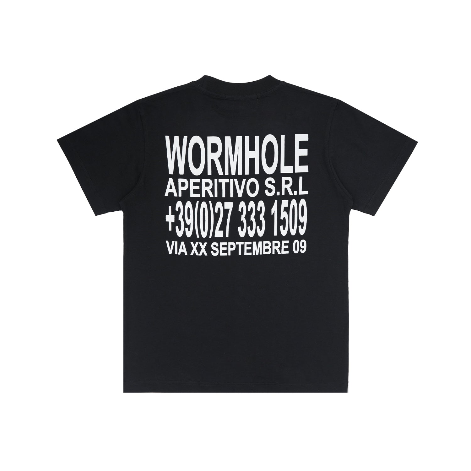 Wormhole Aperitivo T-shirt Black