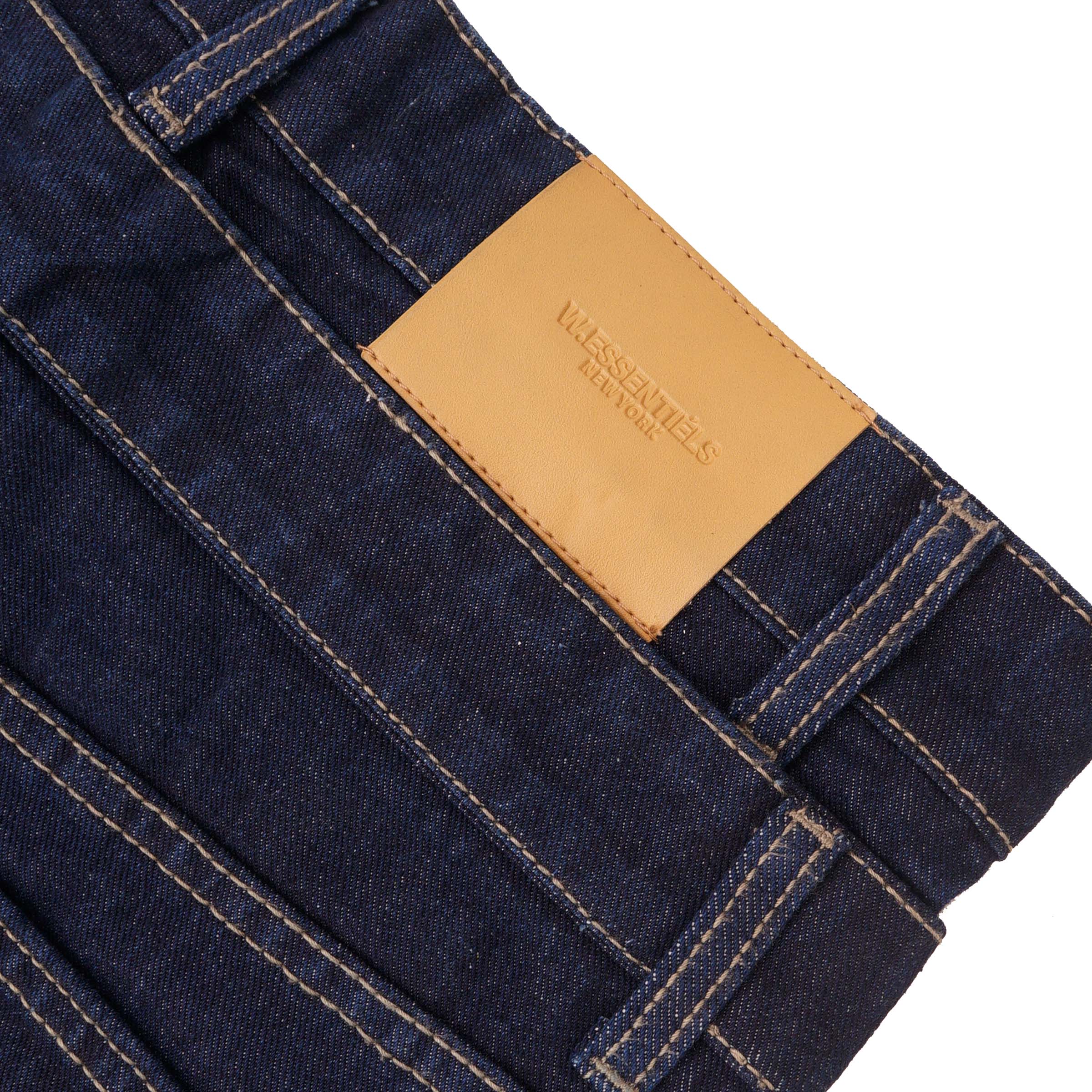 W.Essentiels Label Blue Cascade Ref-1737 Double Waist Carpenter Denim Indigo