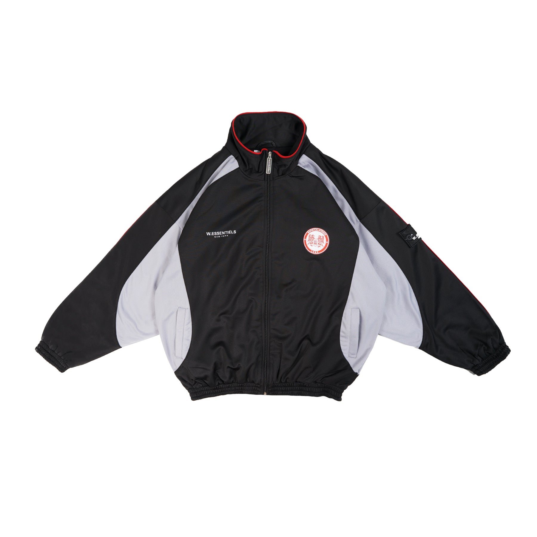 WARMUP JACKET ブラック/レッド Mサイズ BALLLINE W.Essentiels Talence Player Issue Warmup Jacket black/Asphalt