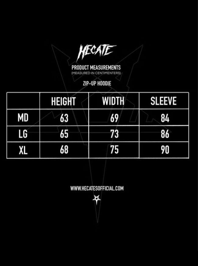 Hecate Unborn Hoodie Wash Black