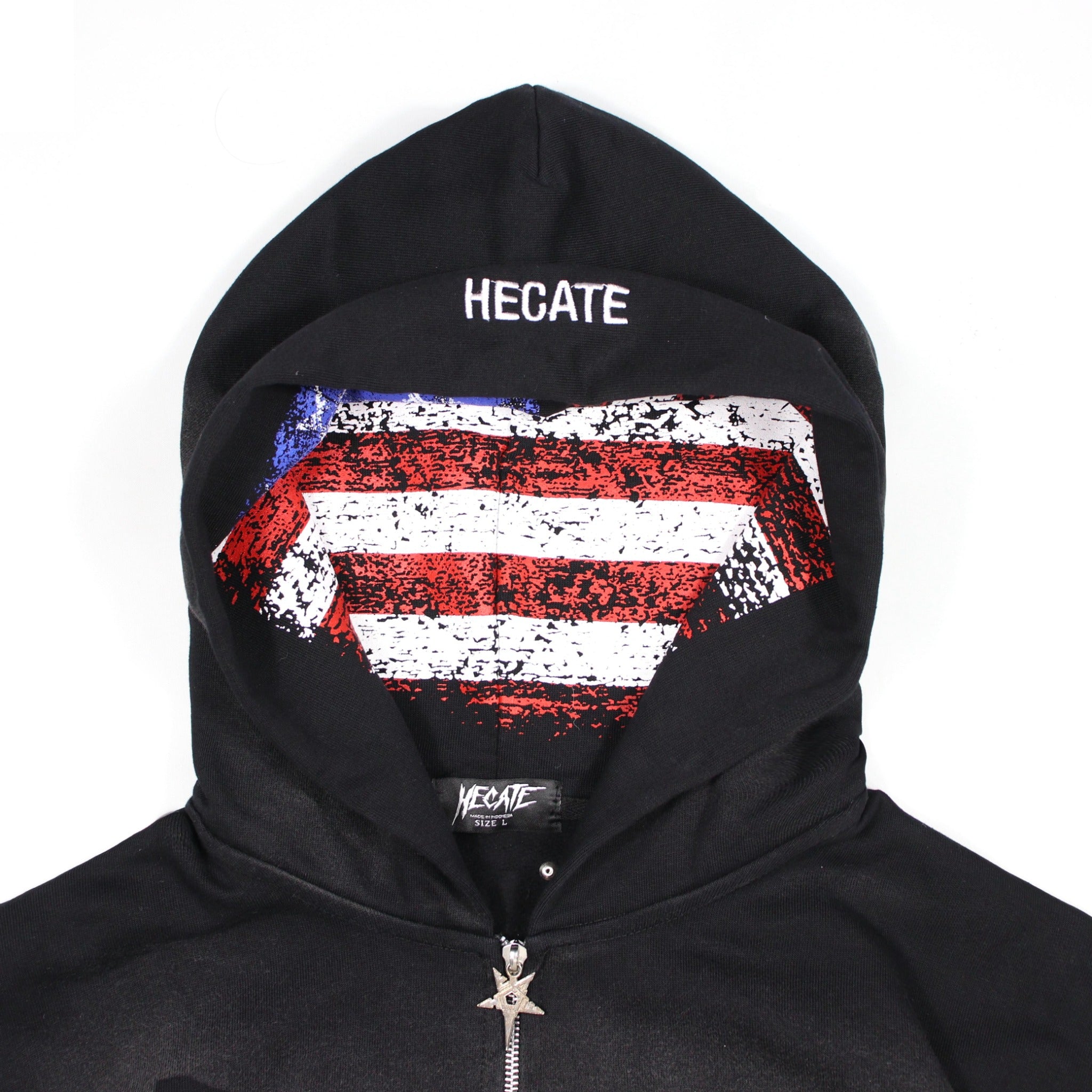 Hecate Unborn Hoodie Wash Black