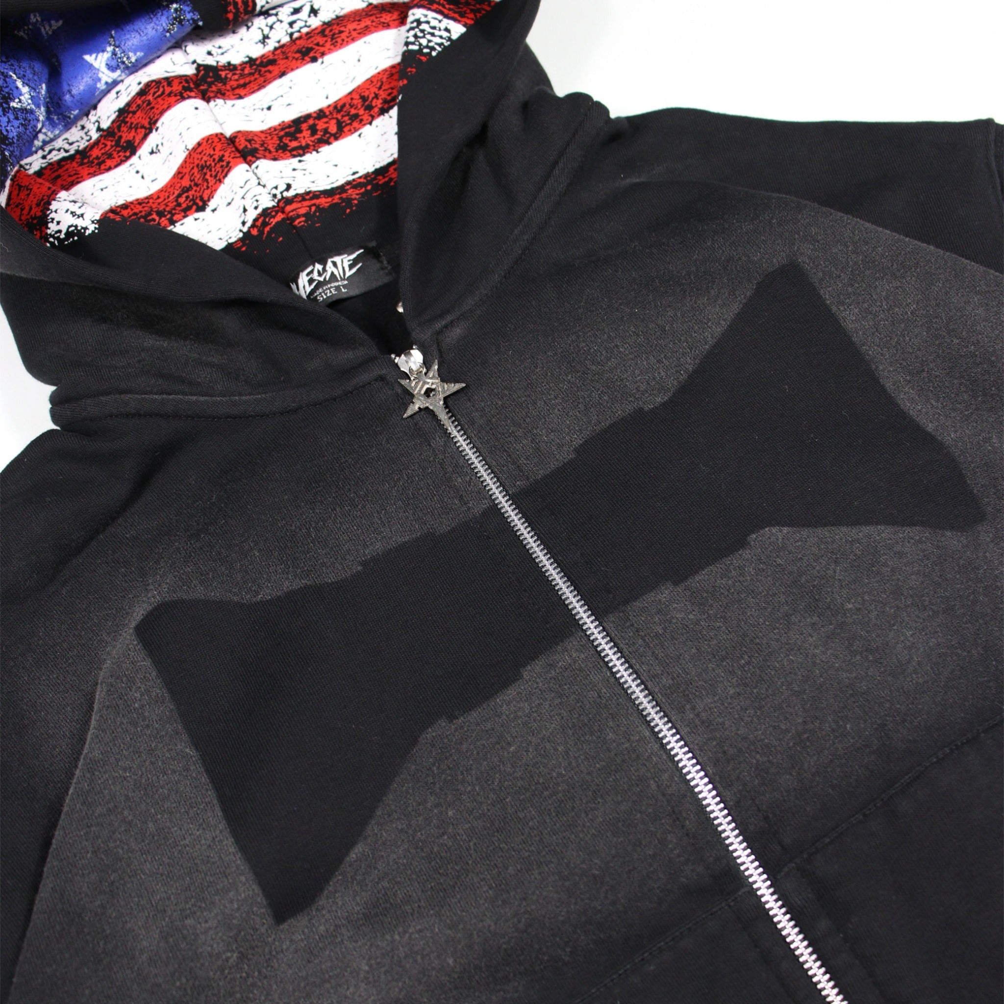 Hecate Unborn Hoodie Wash Black