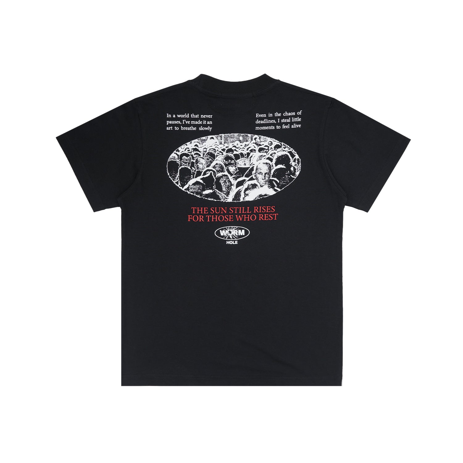 Wormhole Melt Down T-Shirt Black