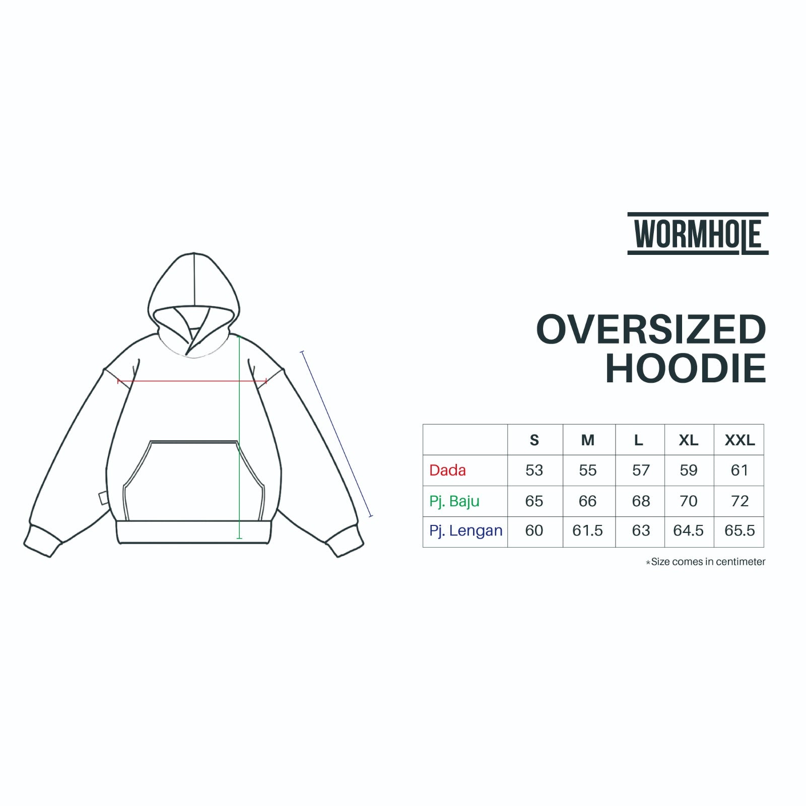 Wormhole Stars & Luv Hoodie Black