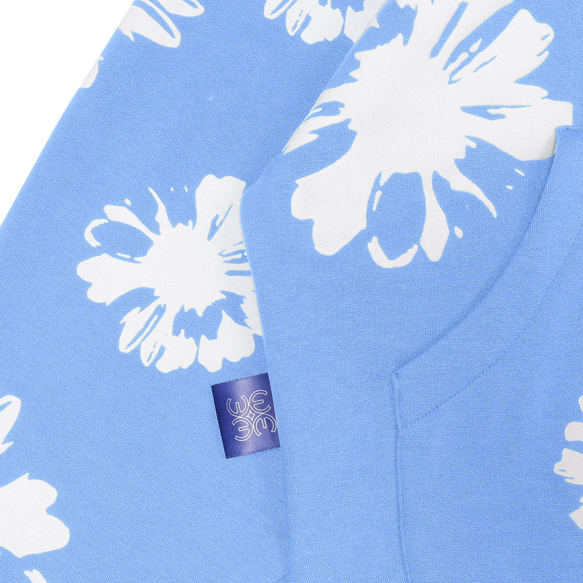 W.Essentiels Le Valensole Oversize Hoodie Full Print Hoodie North Carolina (Blue)