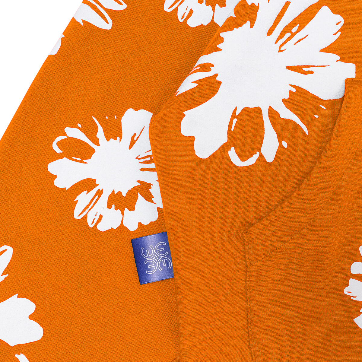 W.Essentiels Le Valensole Oversize Hoodie Full Print Hoodie Tangerine (Orange)