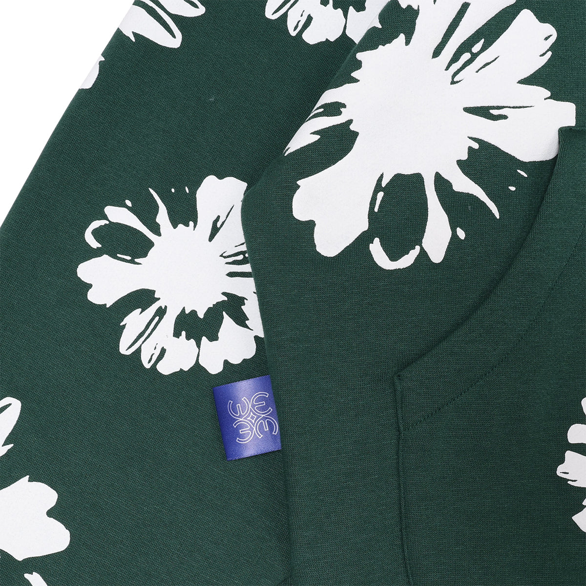 W.Essentiels Le Valensole Oversize Hoodie Full Print Hoodie Emerald (Green)