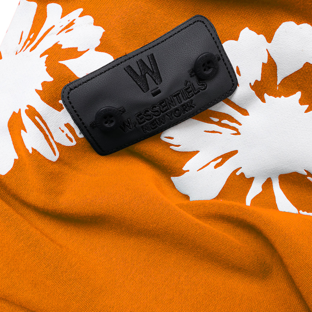 W.Essentiels Le Valensole Oversize Hoodie Full Print Hoodie Tangerine (Orange)