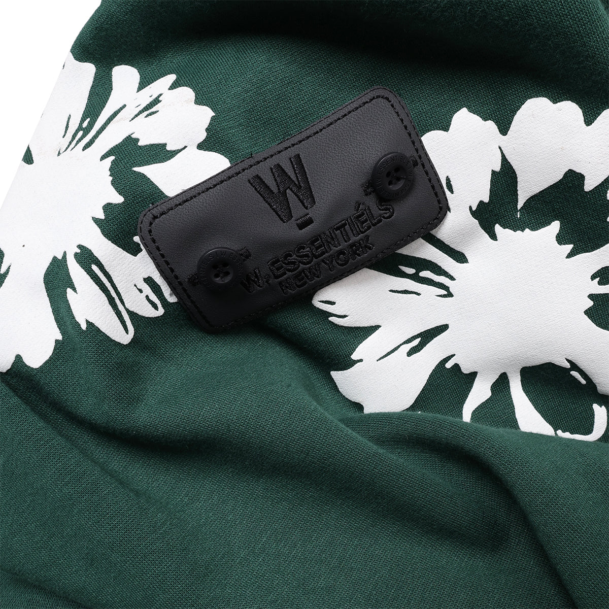 W.Essentiels Le Valensole Oversize Hoodie Full Print Hoodie Emerald (Green)