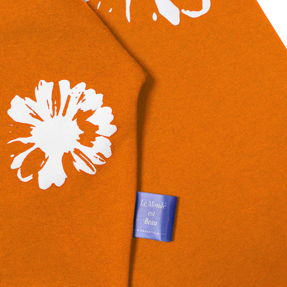 W.Essentiels Le Valensole Oversize Hoodie Full Print Hoodie Tangerine (Orange)