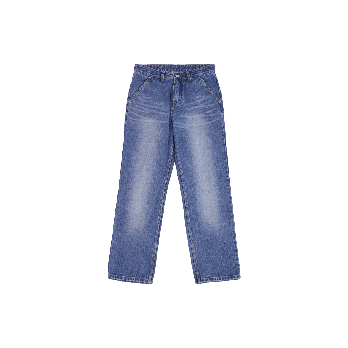 Wormhole Type 33 Washed Denim Jeans Baggy