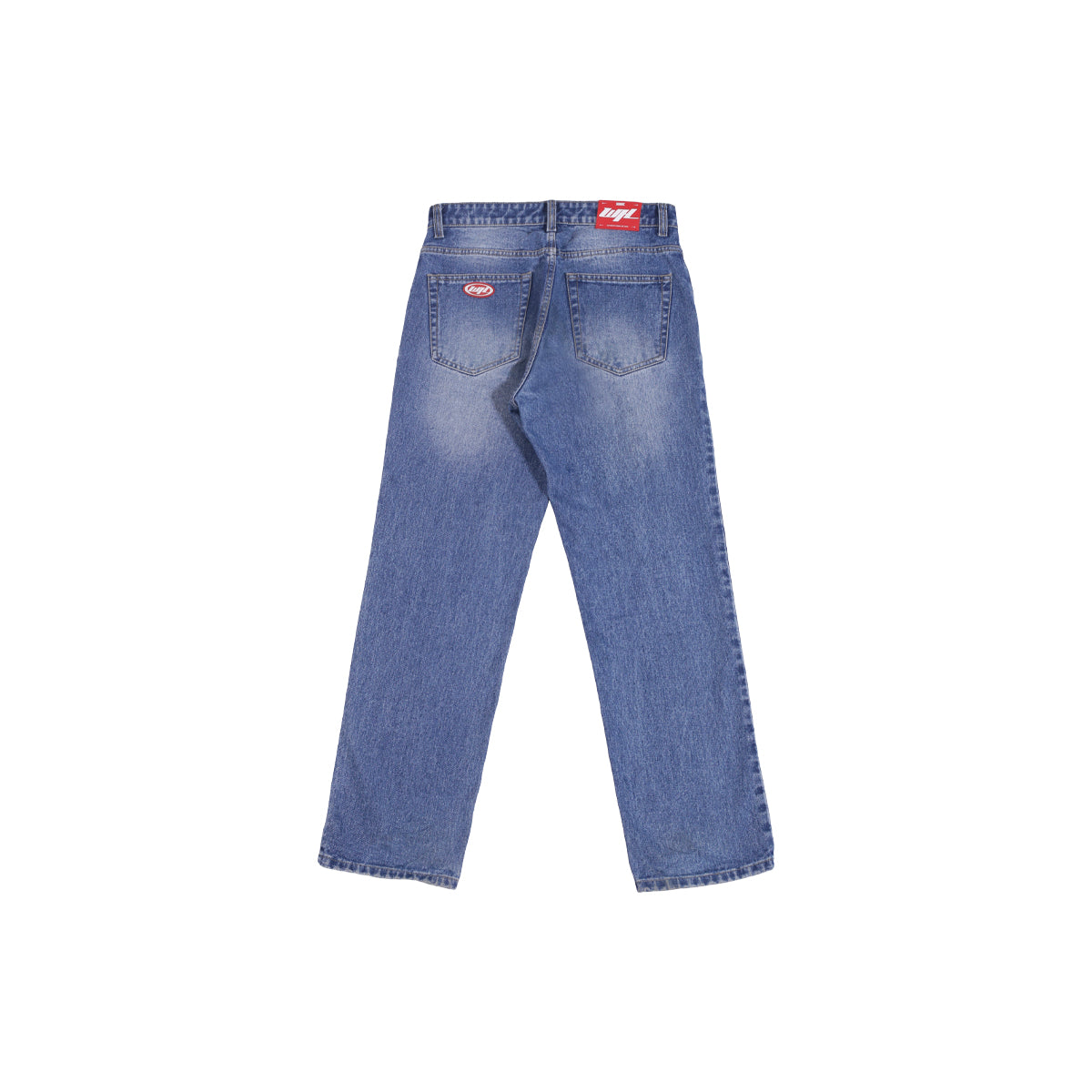 Wormhole Type 33 Washed Denim Jeans Baggy
