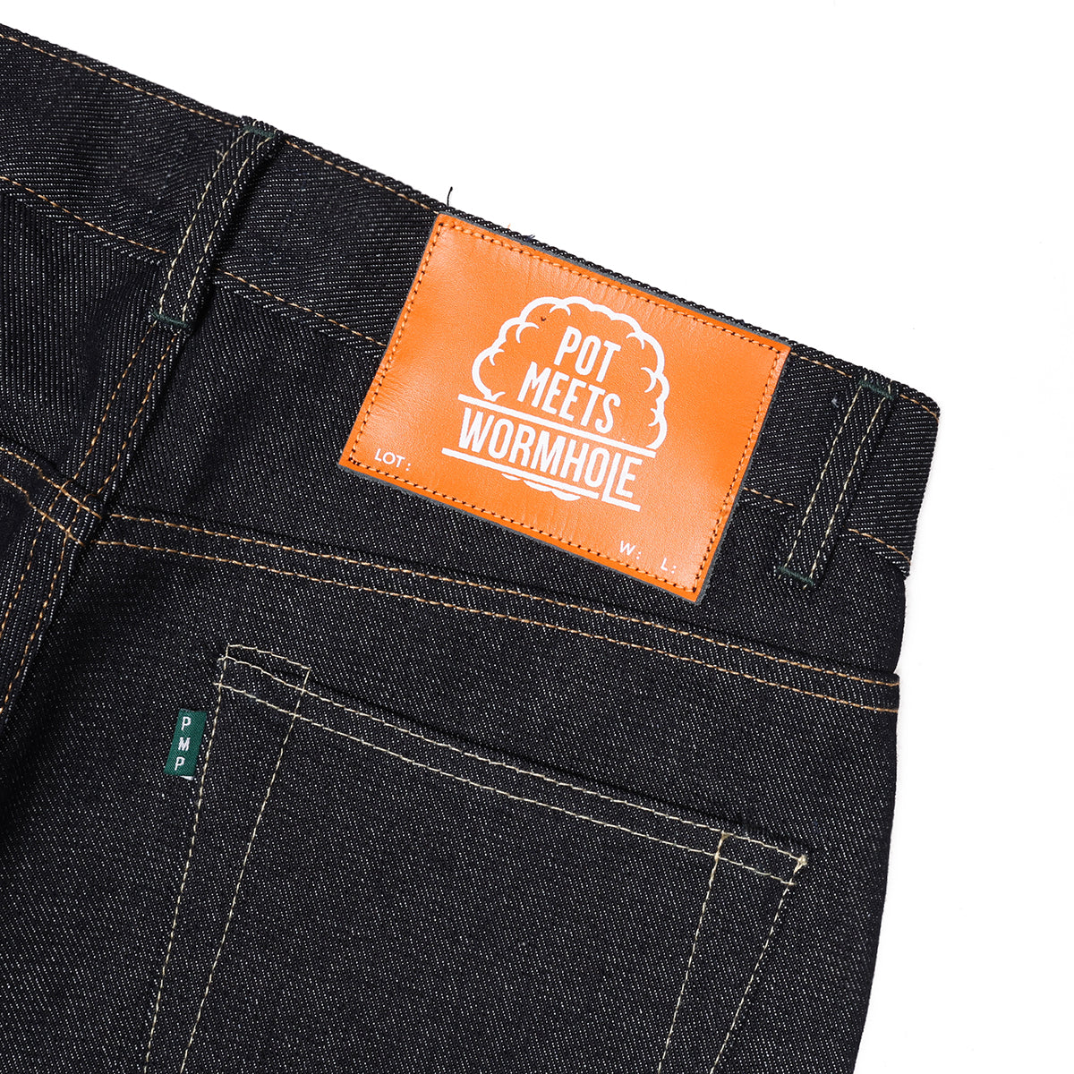 PMP x WORMHOLE Big Bambu Loops Forever Indigo Denim