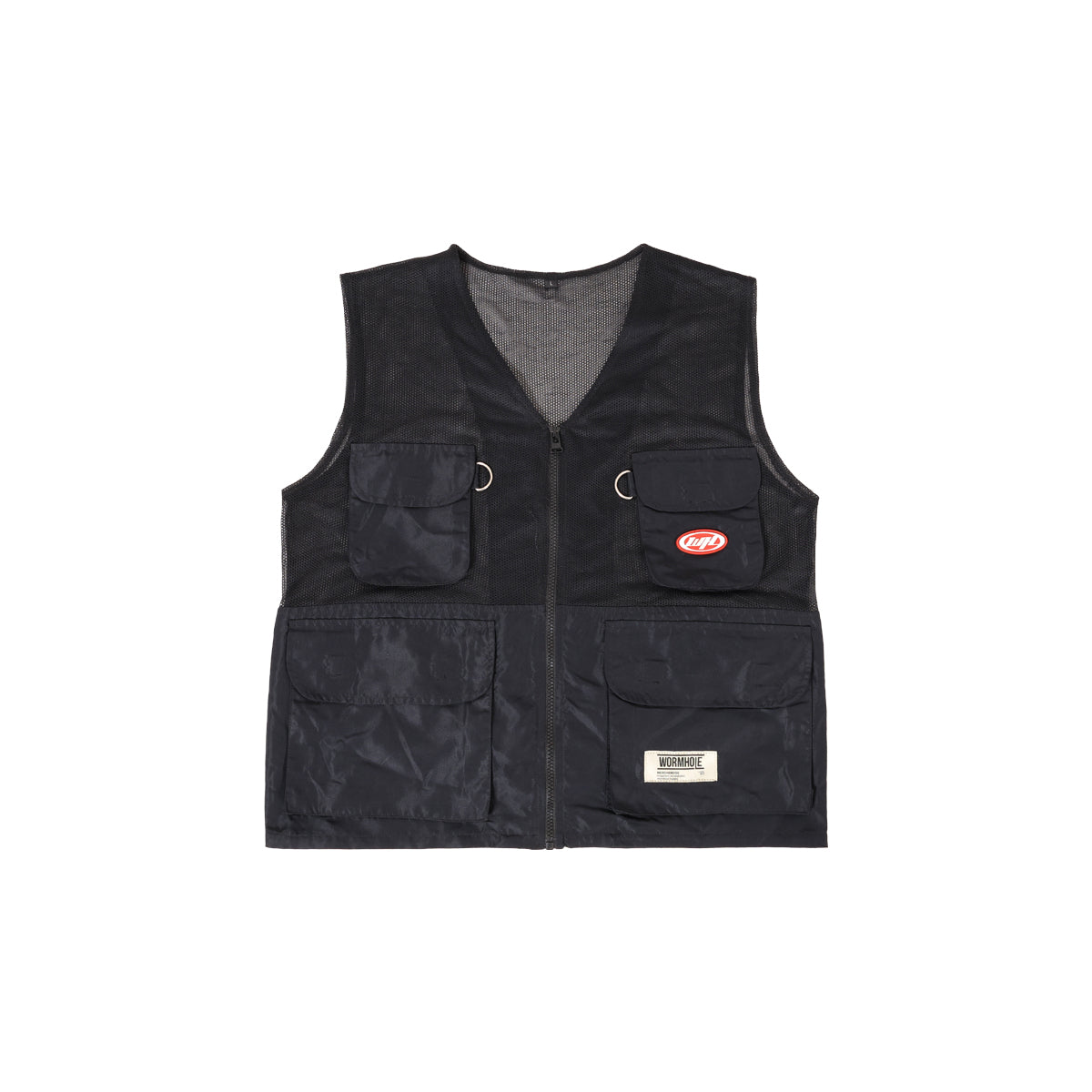 Wormhole Merch 4 Pockets Elusive Tech Vest Black