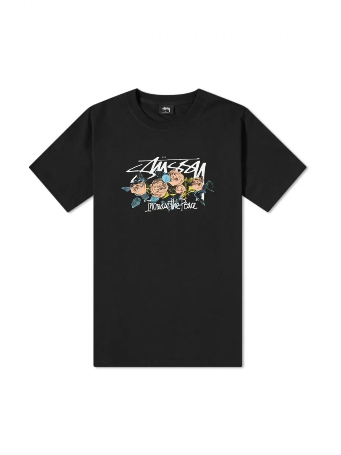 Stussy ITP Roses Tee Black - Main Image
