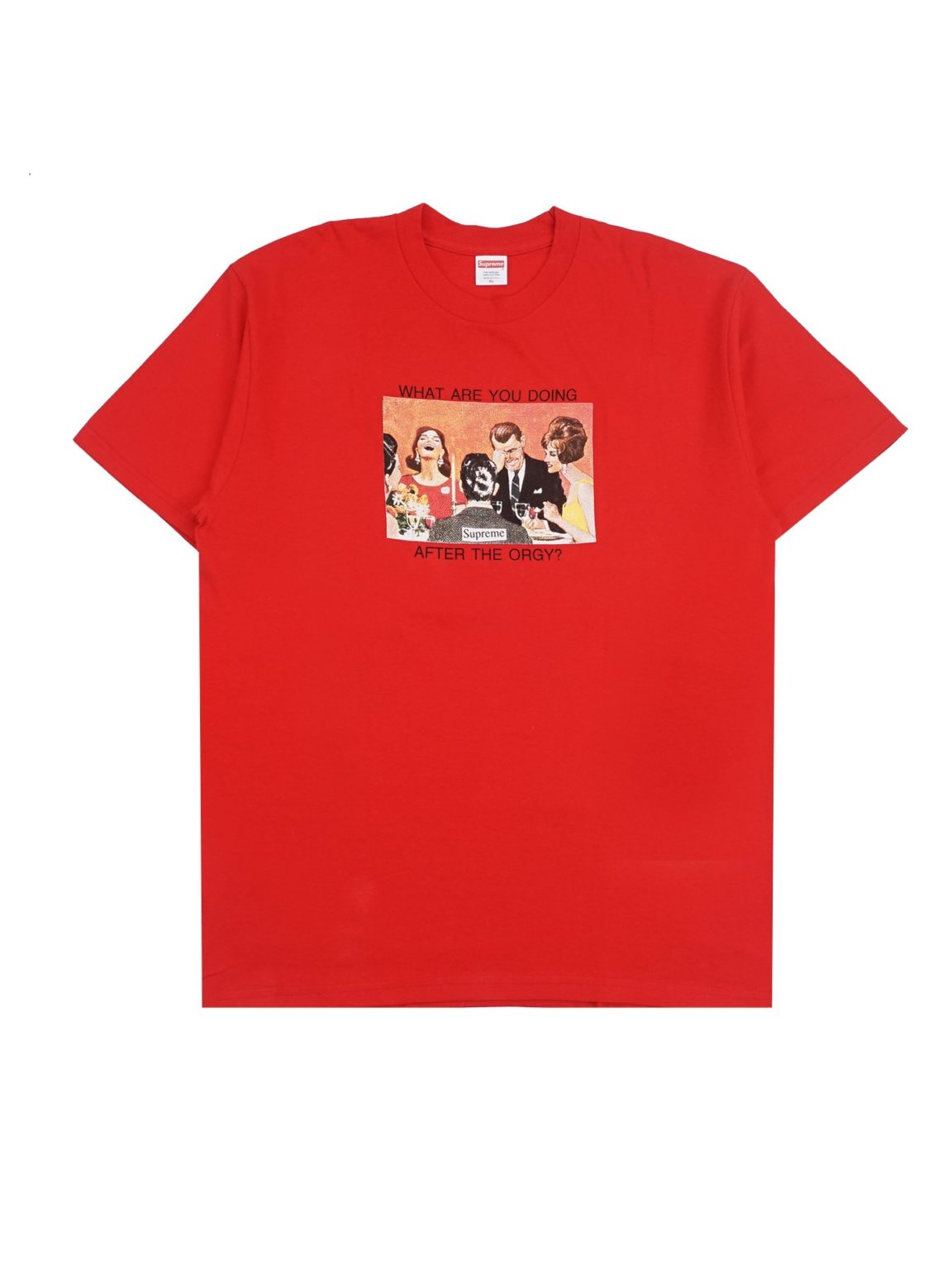 SUPREME Orgy Tee Red – Wormhole Store