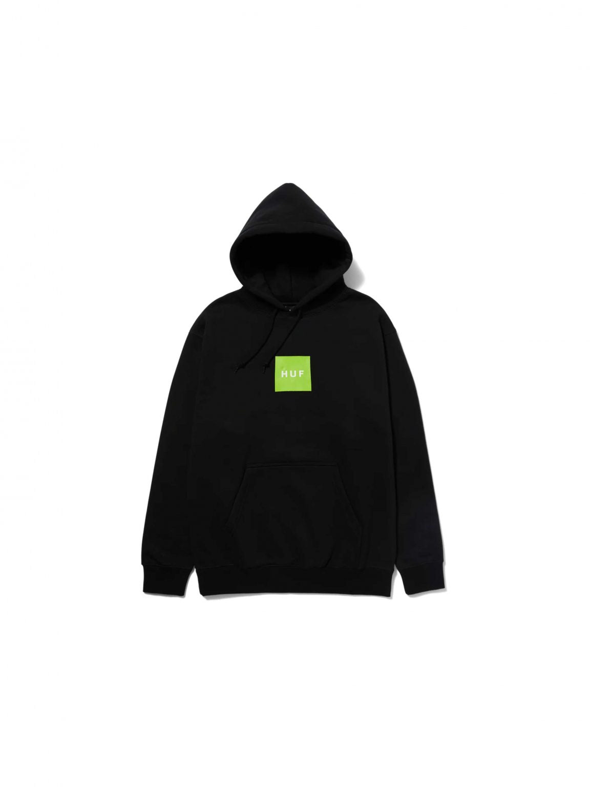 HUF Box Logo P/O Hoodie Black – Wormhole Store - Main Image