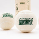 Wormhole x Casablanca Padel Club Padel Ball 25% Wool White/Forest