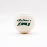 Wormhole x Casablanca Padel Club Padel Ball 25% Wool White/Forest
