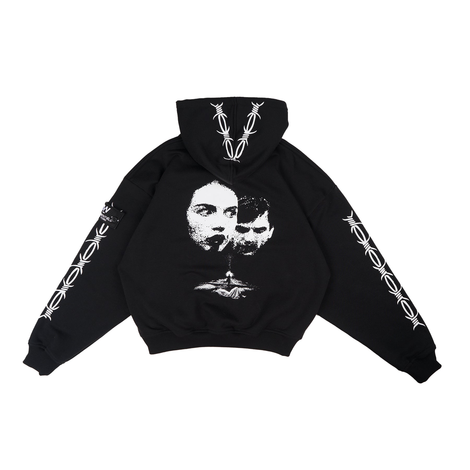 W.Essentiels Nardini Oversized Zip Hoodie Black