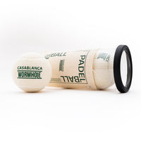 Wormhole x Casablanca Padel Club Padel Ball 25% Wool White/Forest