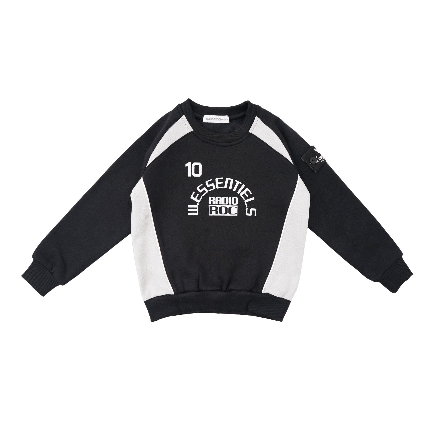 W.Essentiels Kids 9th Rue Solla Oversized Crewneck Noir Black/Asphalt
