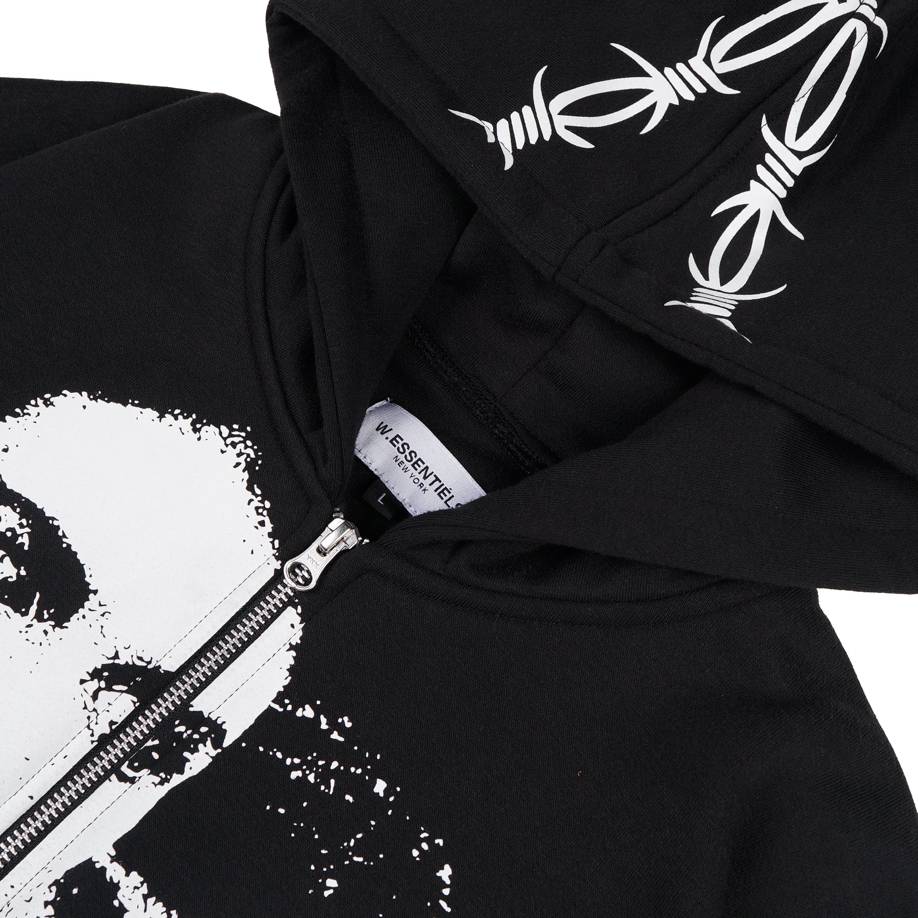 W.Essentiels Nardini Oversized Zip Hoodie Black