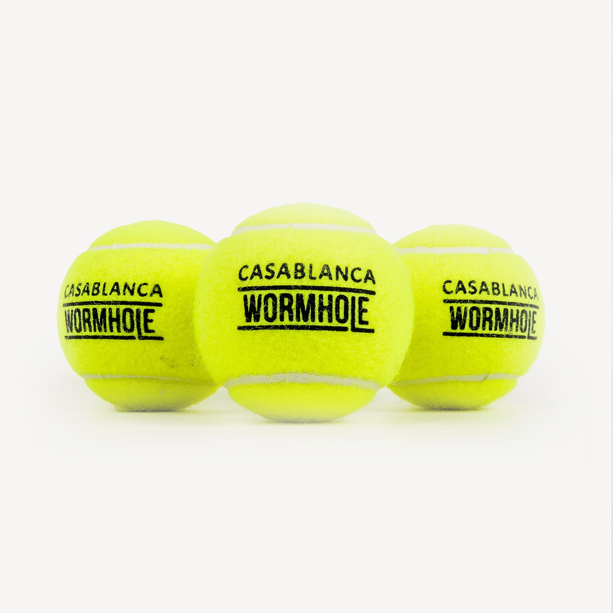 Wormhole x Casablanca Padel Club Padel Ball 47% Lime Green