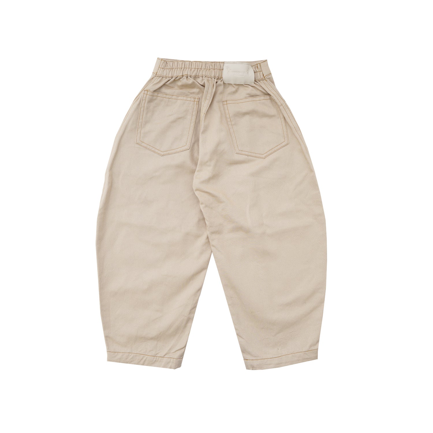 W.Essentiels Kids Cam Ref-31 Twill Cargo Balloon Pants Sand