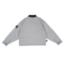 W.Essentiels Label Bleu Sapeurs-Pompiers Fireman Clasp Work Jacket Pewter Grey