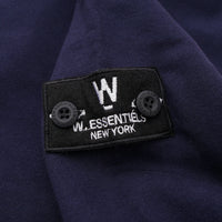 W.Essentiels Kids Hache Oversized Crewneck Sweater Midnight Navy