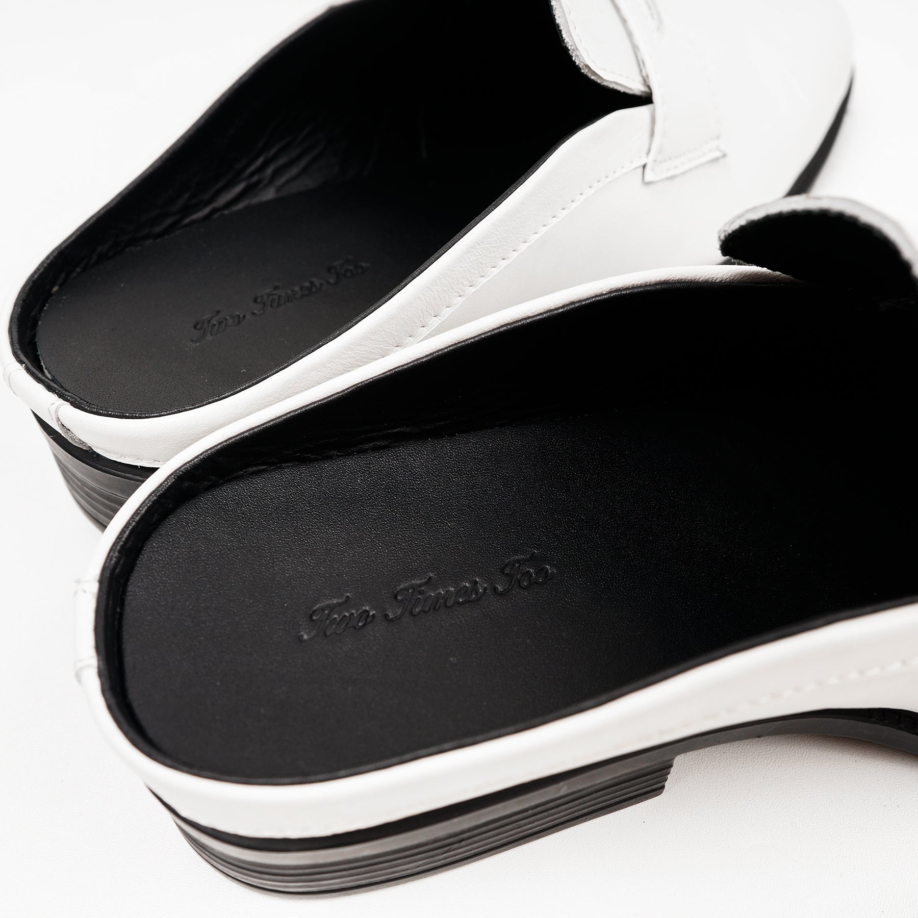 Tabi Mules White