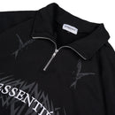 W.Essentiels Colibri Half Zip Washed Jacket Black