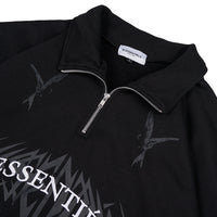W.Essentiels Colibri Half Zip Washed Jacket Black