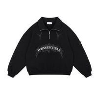 W.Essentiels Colibri Half Zip Washed Jacket Black