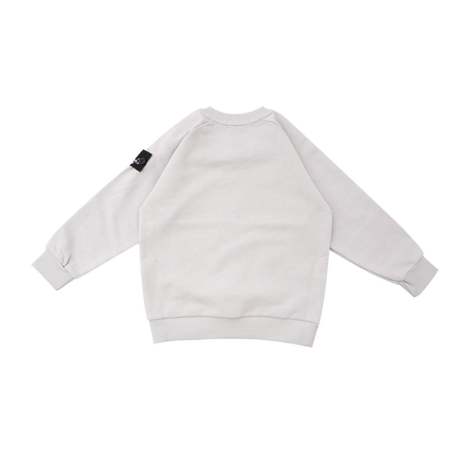 W.Essentiels Kids Hache Oversized Crewneck Sweater Asphalt