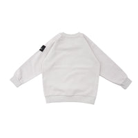 W.Essentiels Kids Hache Oversized Crewneck Sweater Asphalt
