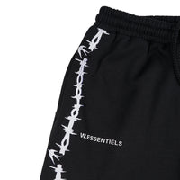 W.Essentiels Gregoire Sweatpants W/Applique Black
