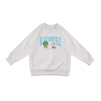 W.Essentiels Kids Hache Oversized Crewneck Sweater Asphalt