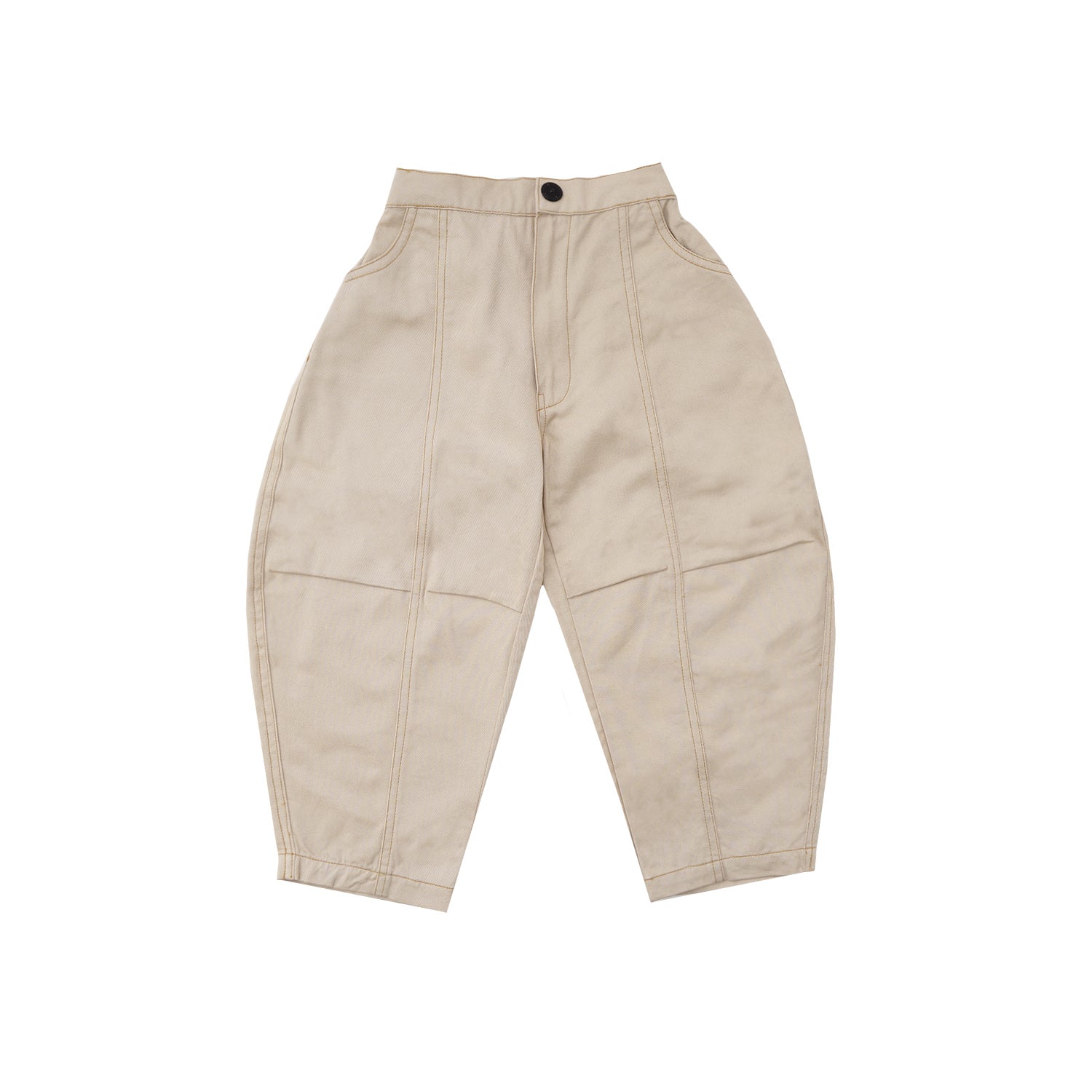 W.Essentiels Kids Cam Ref-31 Twill Cargo Balloon Pants Sand