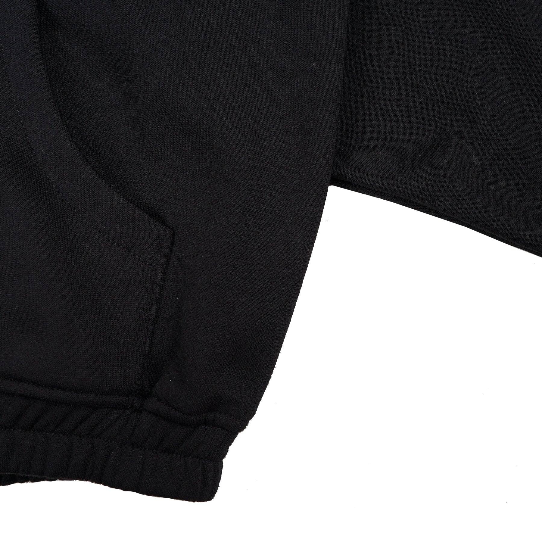W.Essentiels Gregoire Zip Hoodie W/Applique Black