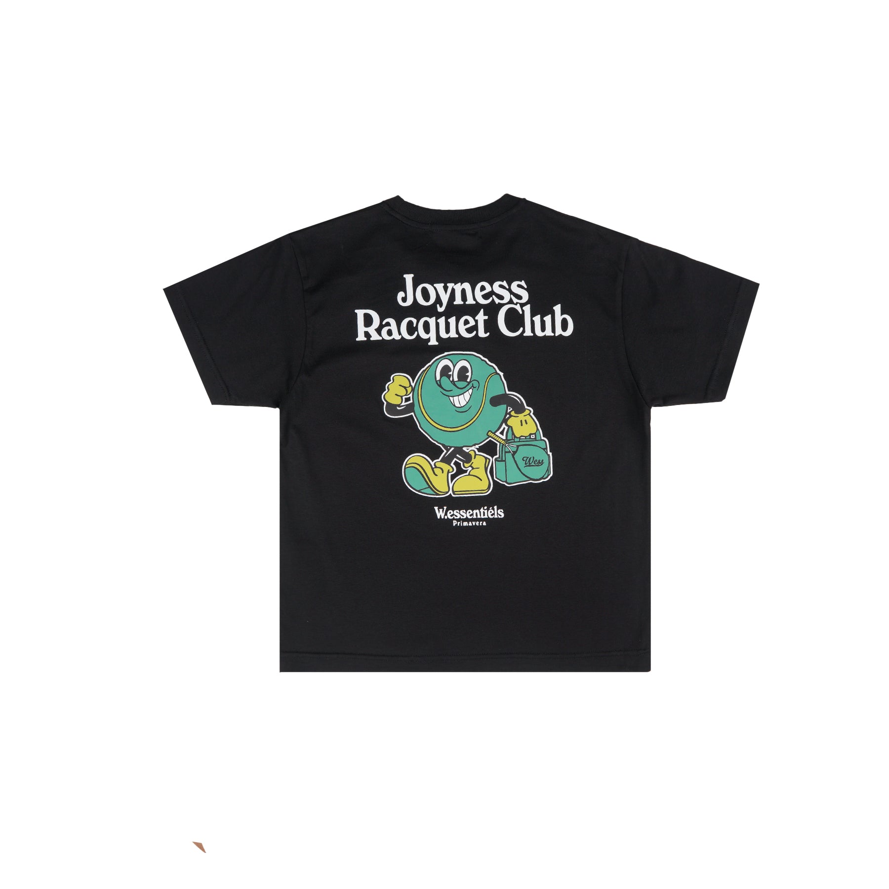 W.Essentiels Kids J-Racquet Club Boxy Tee Black