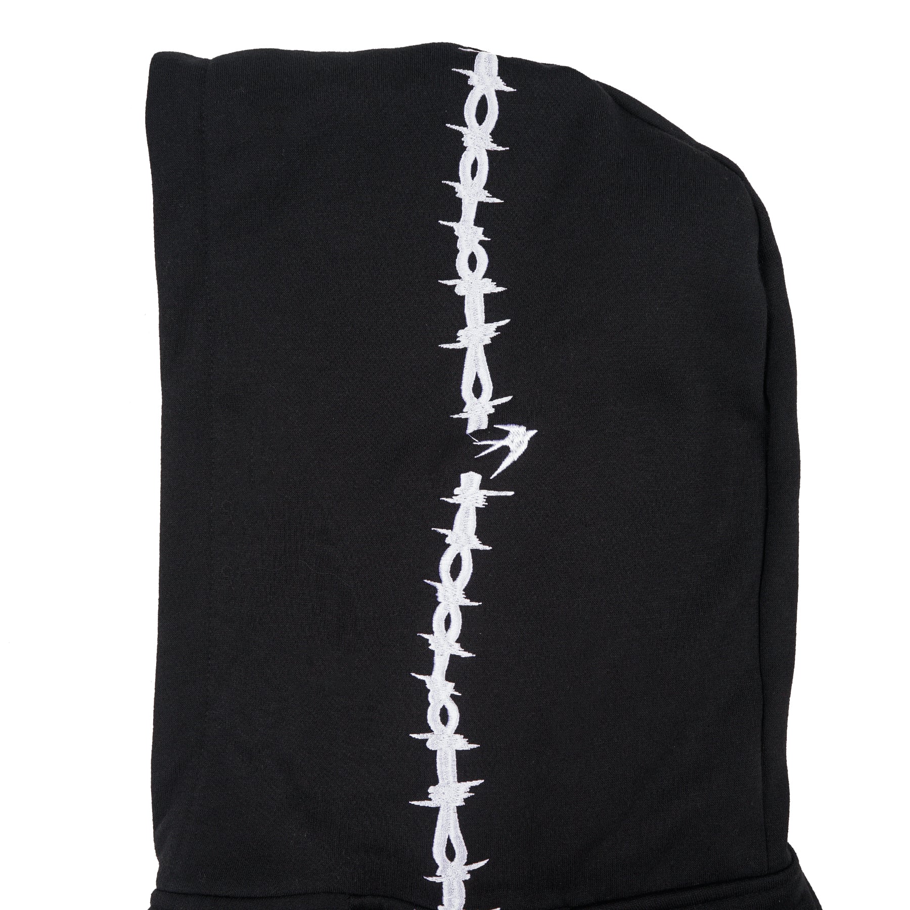 W.Essentiels Gregoire Zip Hoodie W/Applique Black