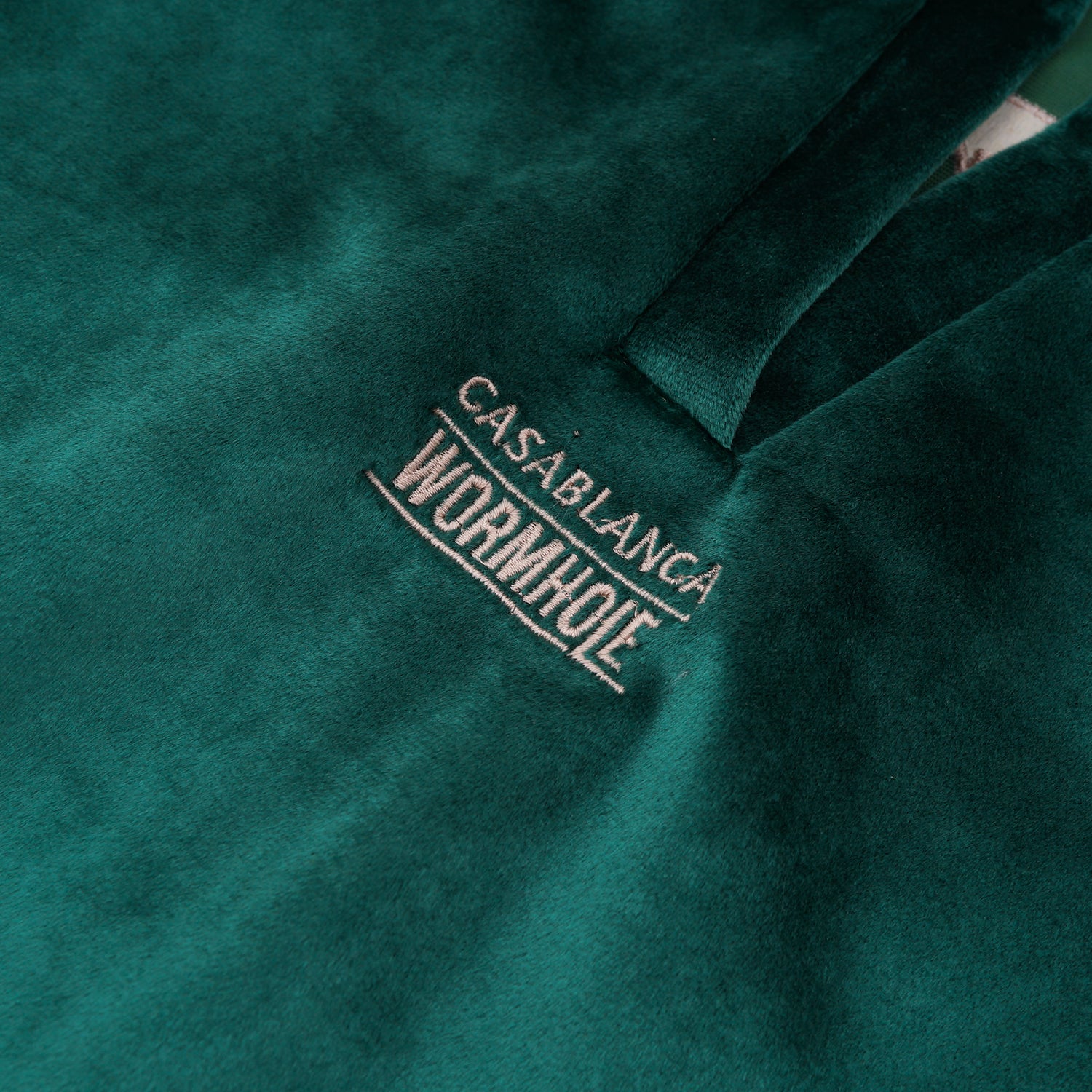 Wormhole x Casablanca Comtesse Tech Padel Sweater Velvet Emerald